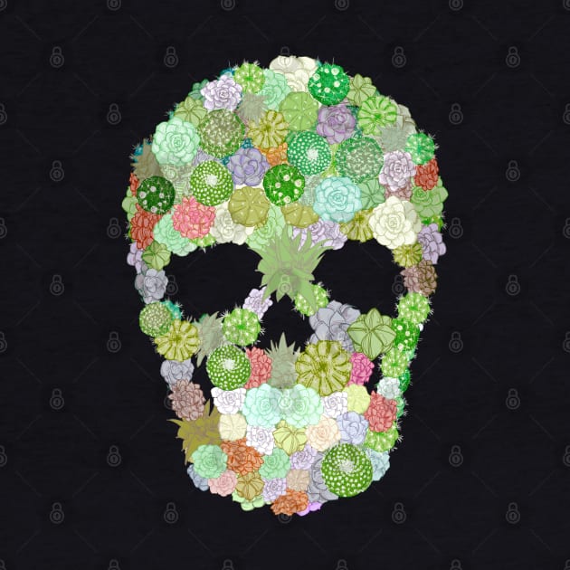 Succulent Skull by LVBart